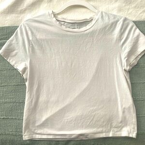 White, Abercrombie, baby Tee